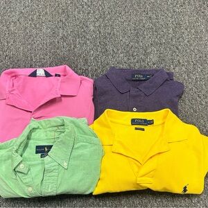 Ralph Lauren Polo Shirt Collection - Pink, Purple, Green, Yellow